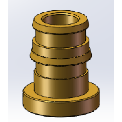 Varmego ® Kuplado MS Plug connector PEX expansion sleeve radial 16/SDR [7,4][9][11]/180°/Todo&Patoma&Varmo/CW617N