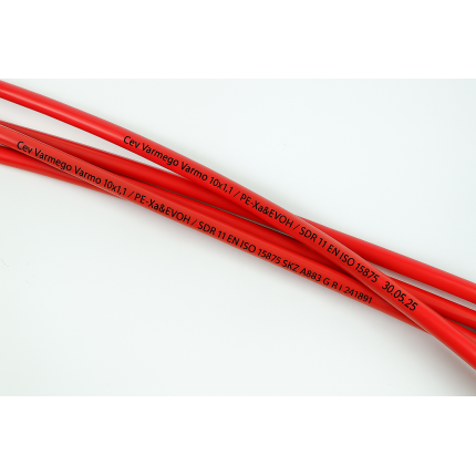 Tube Varmego ® Varmo 50x4.6 /PE Xa & EVOH/ SDR 11 /rod 11.8m/Red