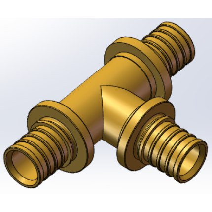 Varmego ® Kuplado MS T piece movable sleeve axial 16-16-16/ SDR 7,4/Todo&Forza/CW617N