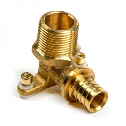 Varmego ® Jentro Elbow wall-mounted short movable cover axial with threaded end 20-1/2ˮSN/ SDR 7.4/90°/Todo&Forza