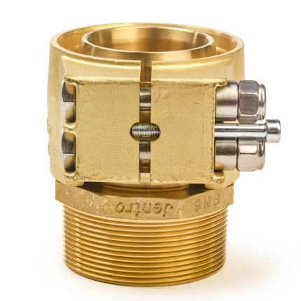 Varmego ® Jentro Transition coupling tension sleeve radial with threaded end Clamp SDR 11 63x5,8-2ˮ/Varmo