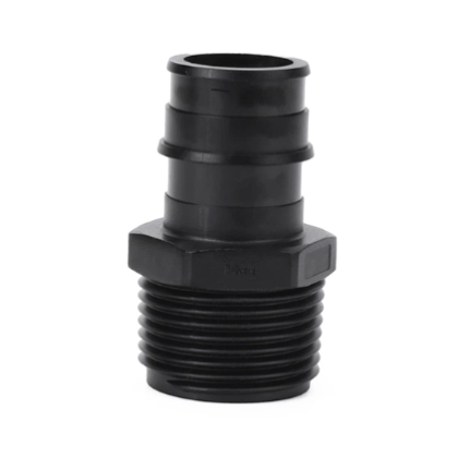 Varmego ® Kuplado PPSU Transition coupling movable sleeve axial with threaded end 25-1ˮSN/ SDR 7.4/180°/Todo&Forza