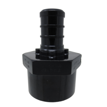 Varmego ® Kuplado PPSU Transition coupling movable sleeve axial with threaded end 16-1/2″UN/ SDR 7.4/180°/Todo&Forza